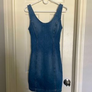 Guess denim bodycon mini